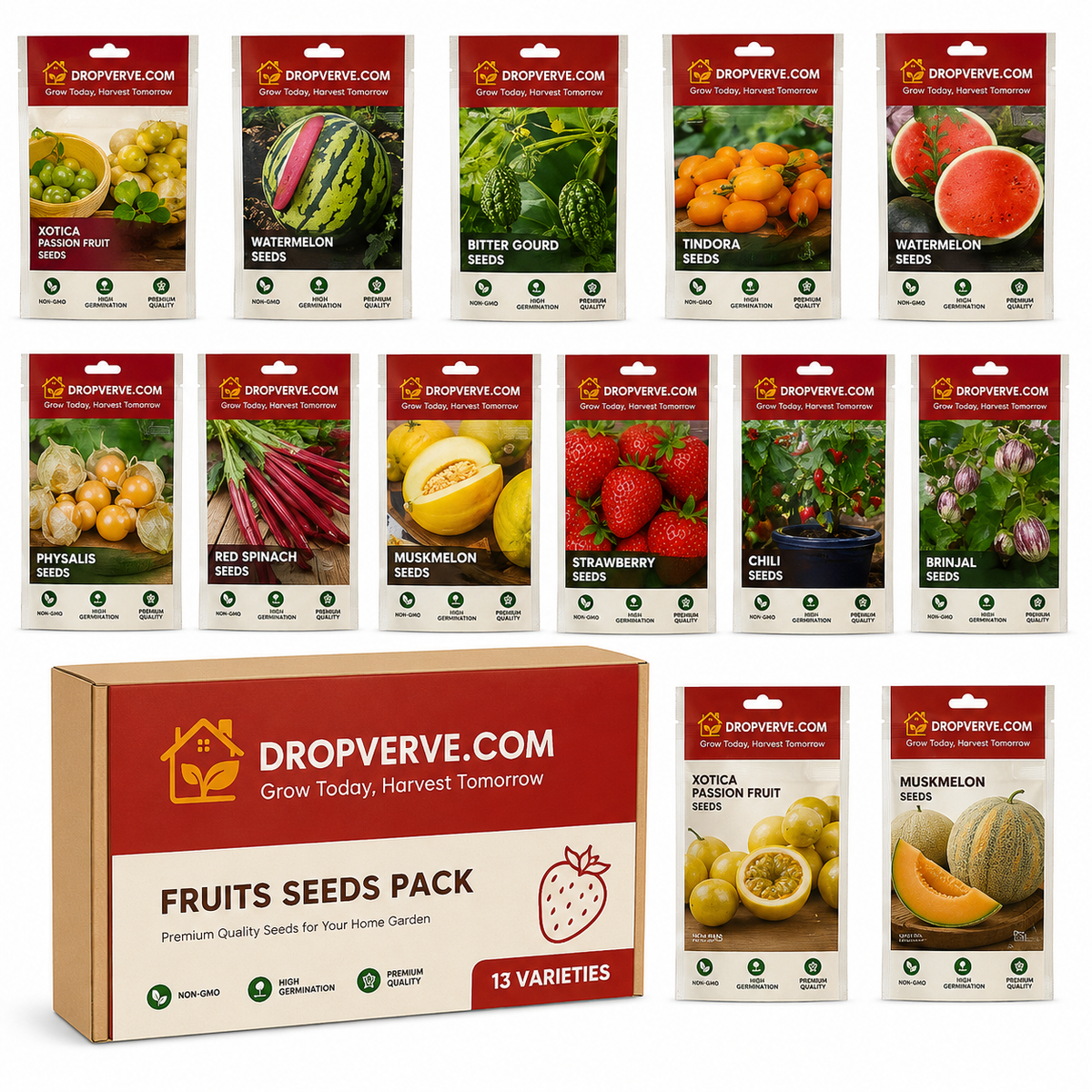 🌸 Fruit & Flower Seeds Collection